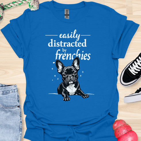Easily distracted by frenchies - V14 - The Popup T-Shirt